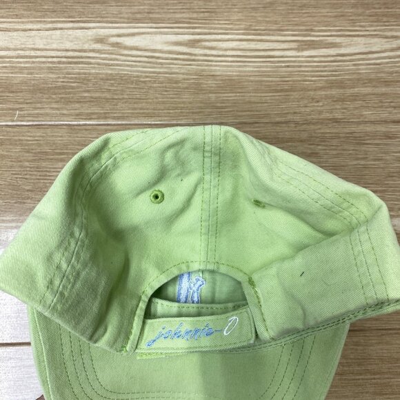 Johnnie-O Cap Mens Adjustable Hat Green Beach Surfing Summer Embroidered Logo - Picture 6 of 6